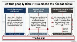 1. Cac truong hop thu hoi dat do vi pham theo Luat dat dai 2024