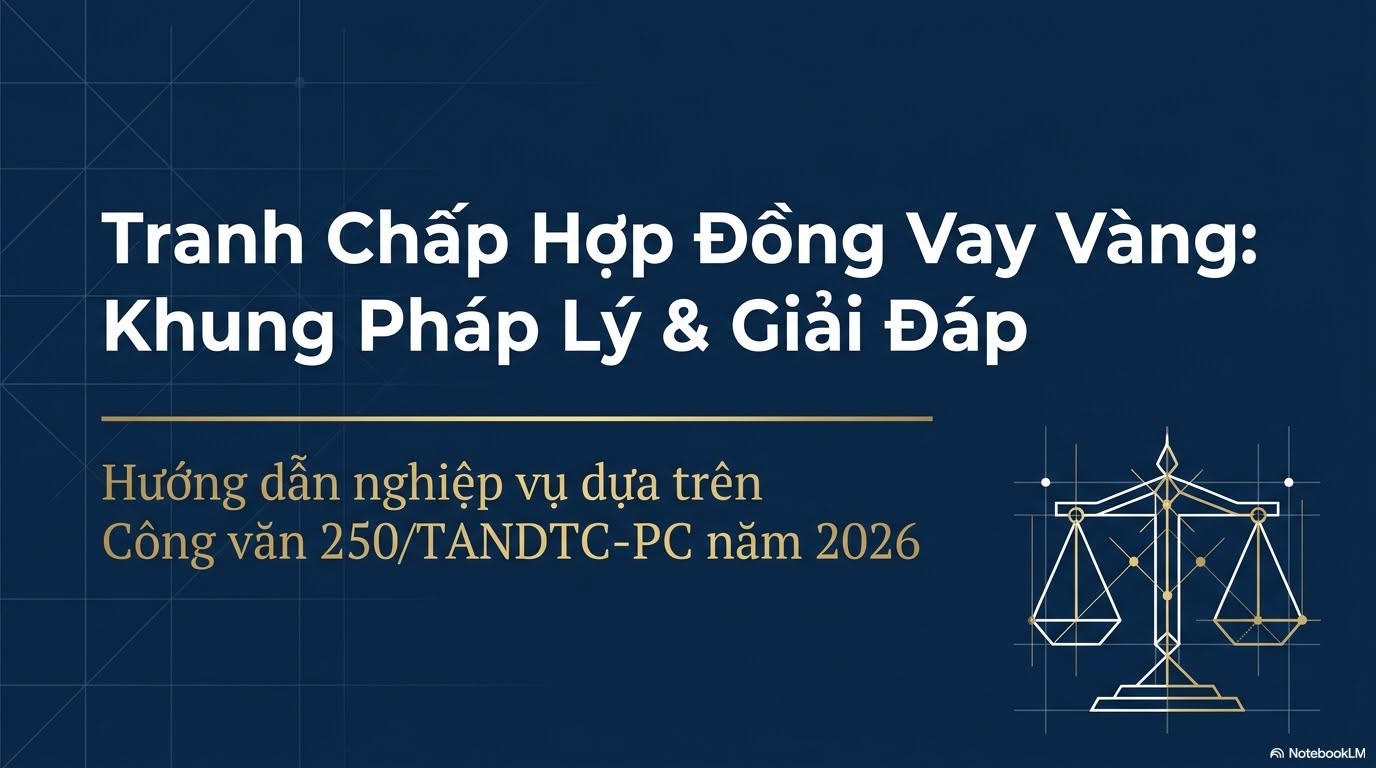 1. Tranh chap HDD vay vang khung phap ly va giai dap