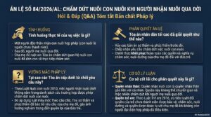 An le 84.2026 Cham dut quyen nuoi con khi Nguoi nhan nuoi qua doi