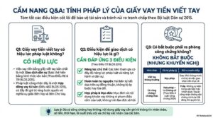 Tinh phap ly cua giay vay tien viet tay theo quy dinh Bo luat dan su 2015