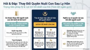 Thay doi quyen nuoi con sau khi ly hon